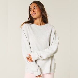 Hollister co class of 26 Cozy Light Gray Sweatshirt XS